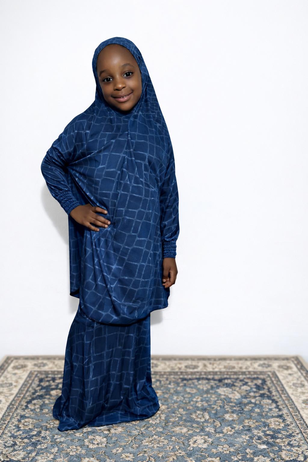 Sabina Kids Jilbab set-Teal