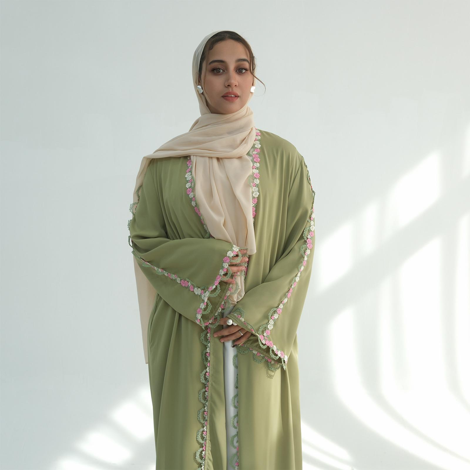 Abaya and Hijab Matching Set – Elegant Modest Muslim Dress for Women
