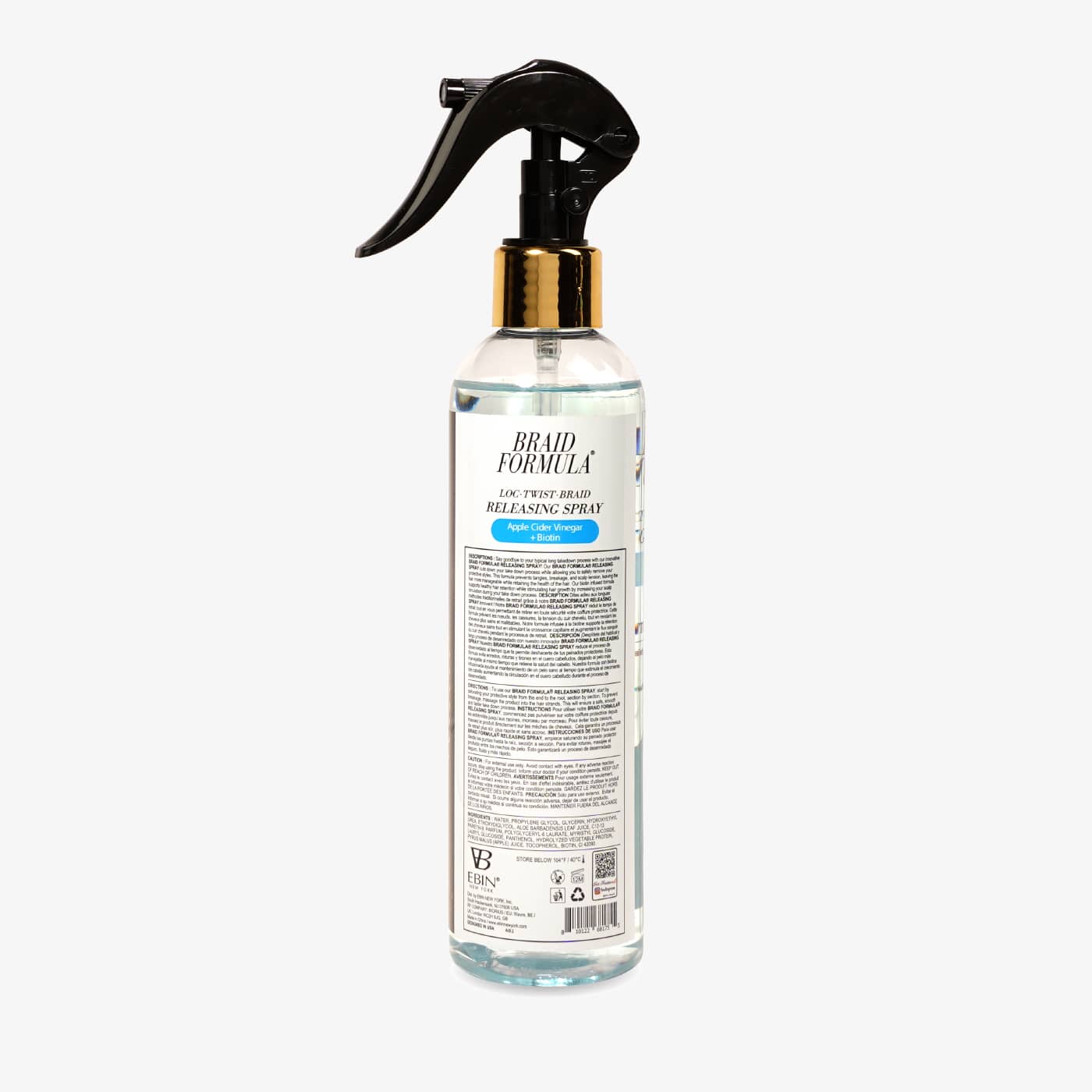 Braid Formula Loc. Twist. Braid. Releasing Spray - 8.5OZ(250ML)