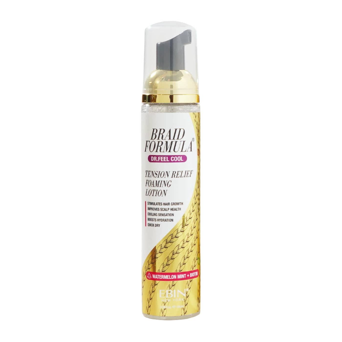 Dr. Feel Cool Tension Relief Foaming Lotion - Watermelon Mint + Biotin (100ML)