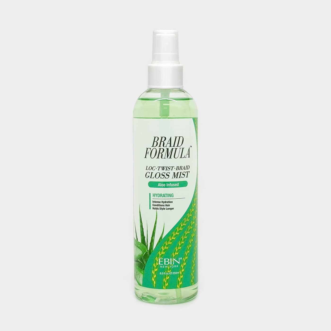 BRAID FORMULA LOC. TWIST. BRAID GLOSS MIST 250ML (8OZ) - HYDRATING