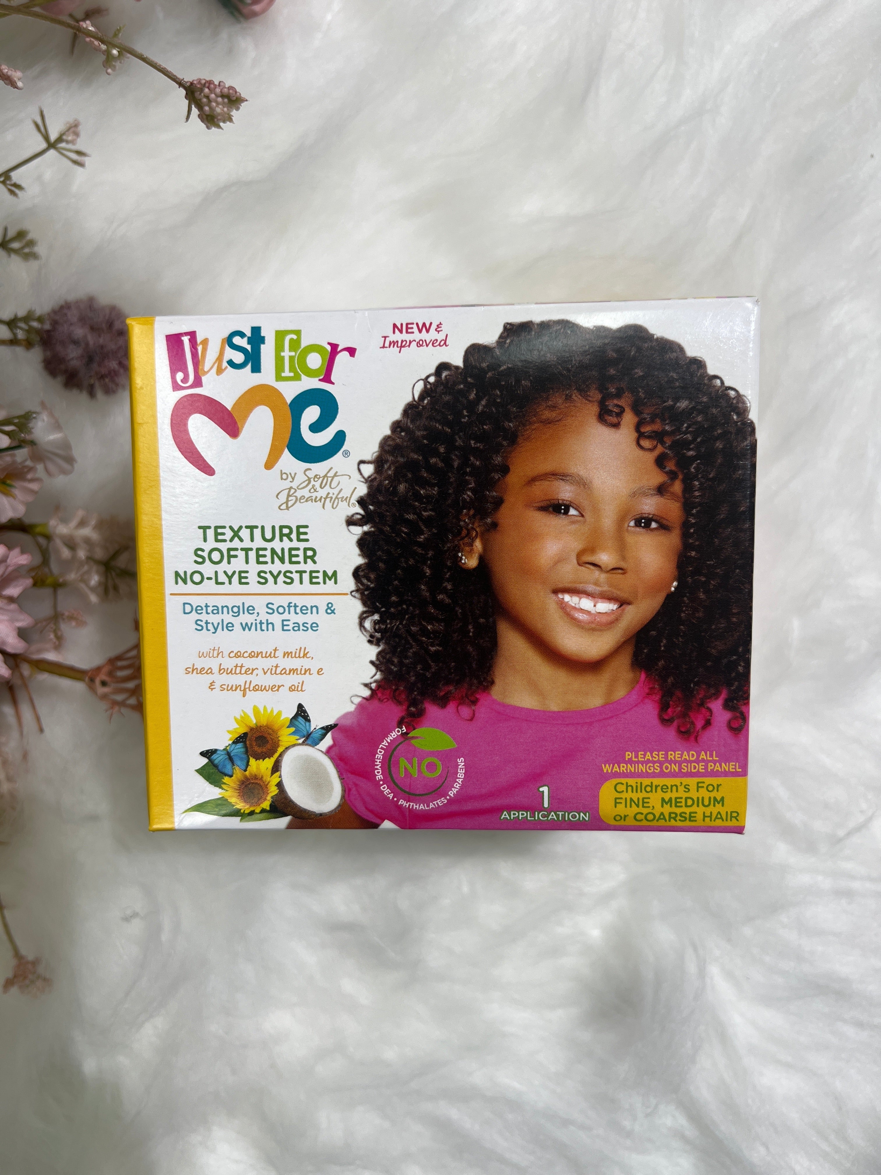 Just for me by Soft & Beautiful Texture Softener No-Lye System Children's For fine, medium or Coarse hair