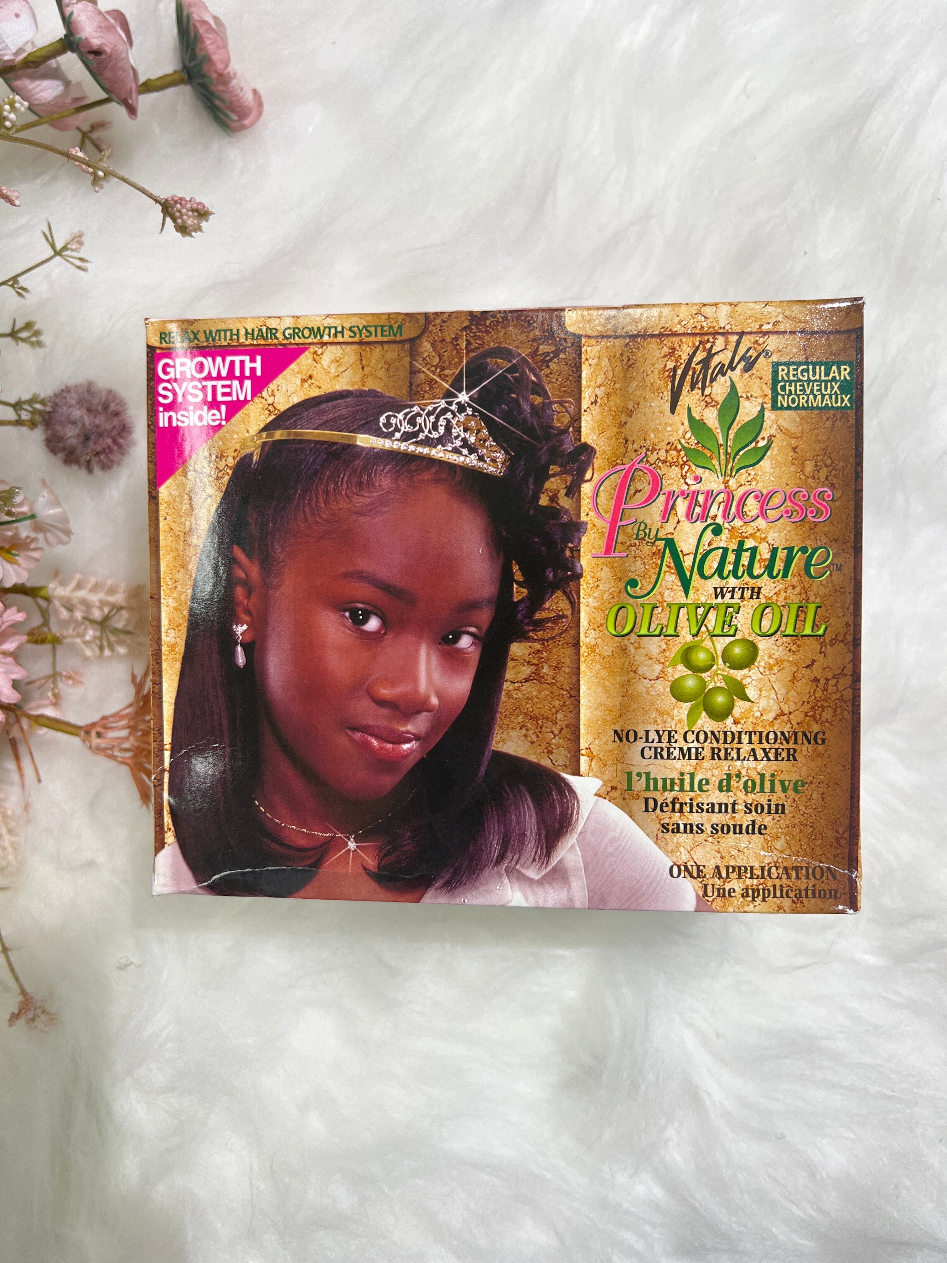 Princess by nature No-lye conditioning Crème relaxer with olive oil  by Vitals/Regular