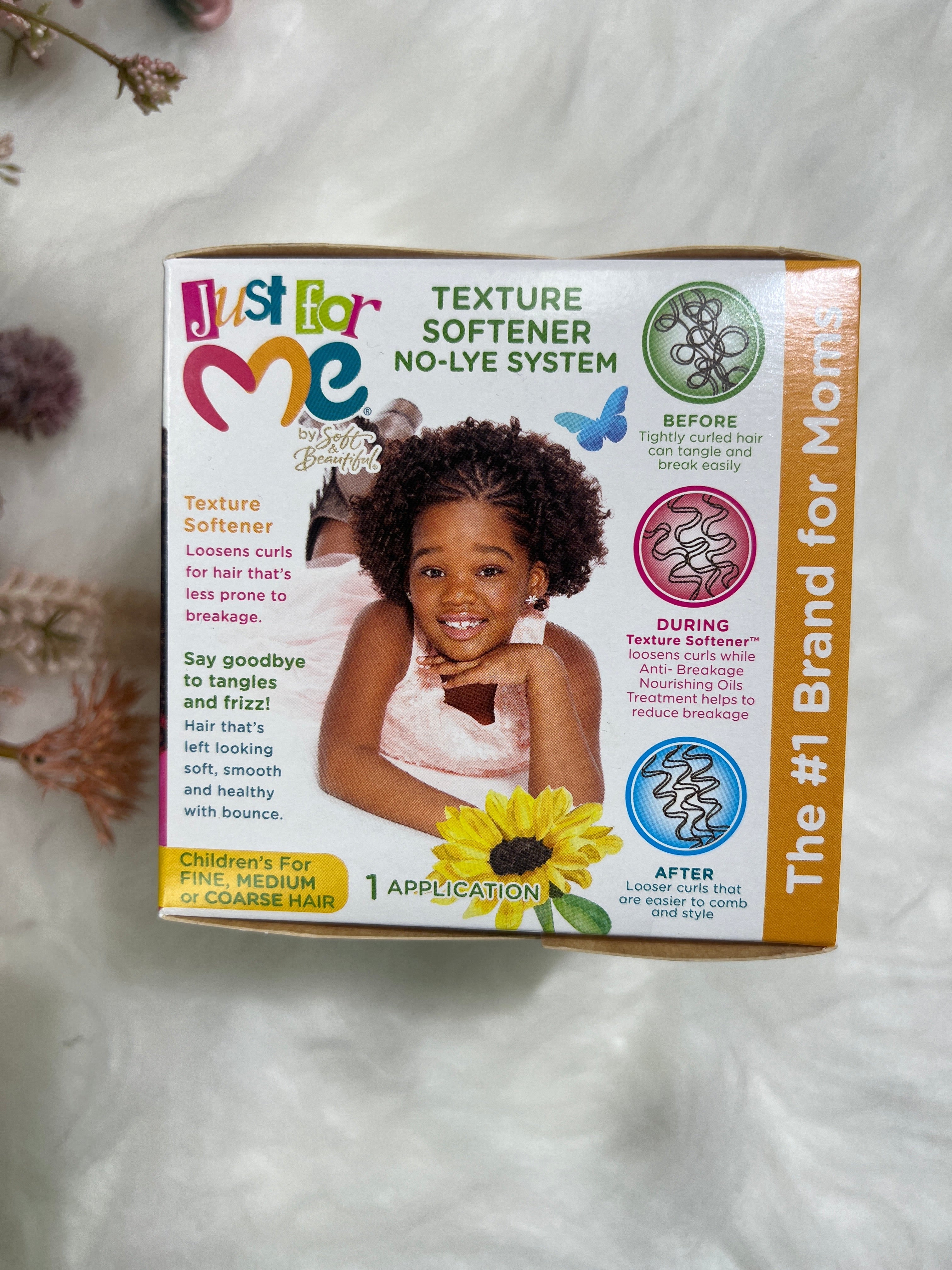 Just for me by Soft & Beautiful Texture Softener No-Lye System Children's For fine, medium or Coarse hair