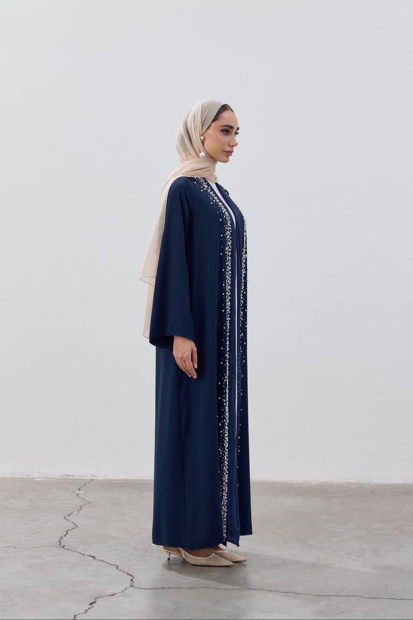 Dubai Pearl embellished Abaya
