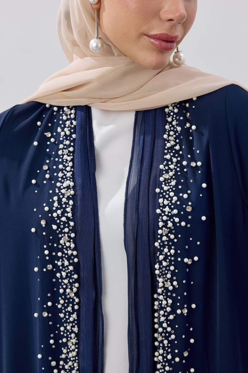 Dubai Pearl embellished Abaya