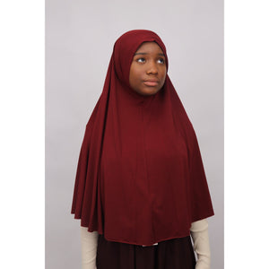 
                  
                    Instant prayer hijab-Elbow length-Maroon
                  
                