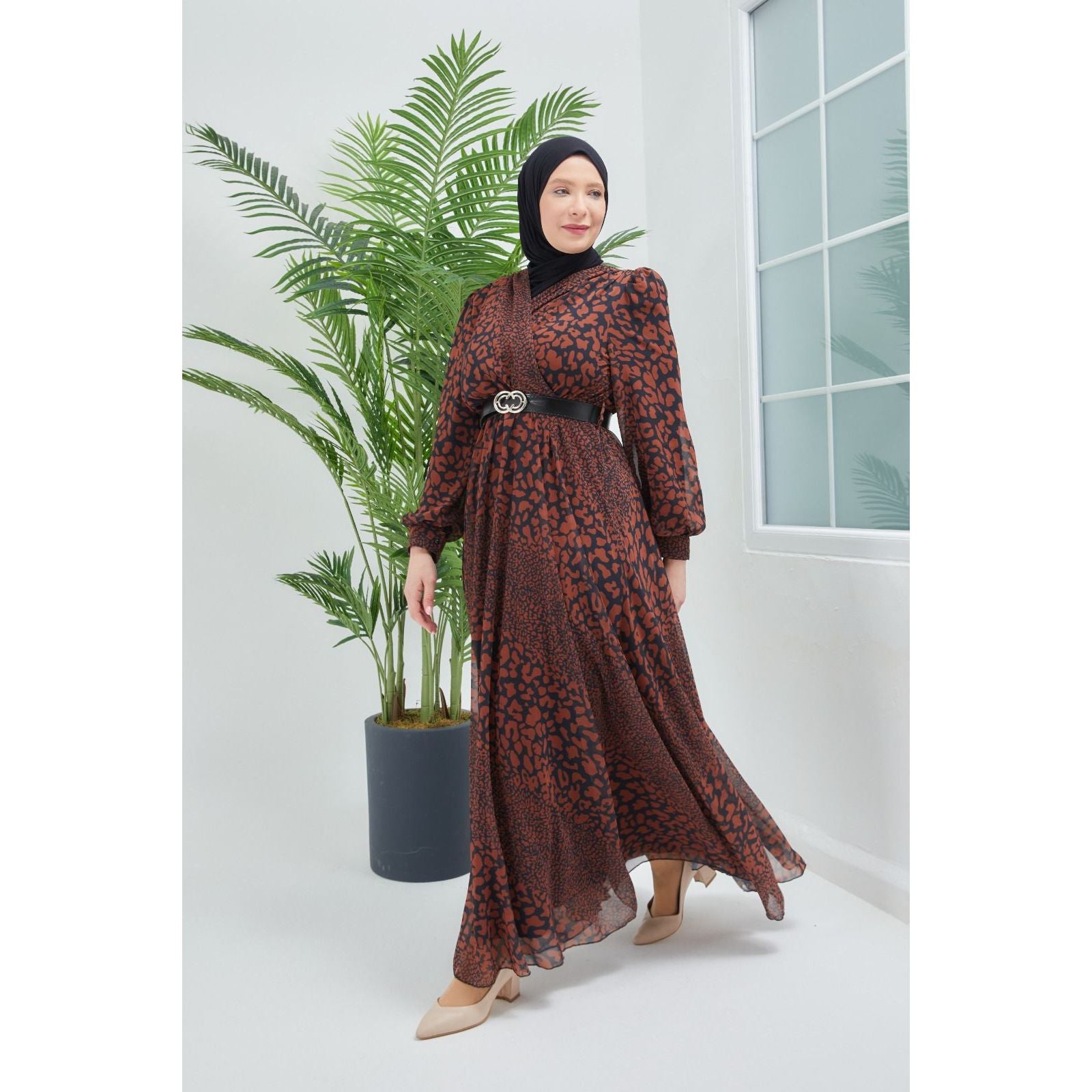 Mahnoor chiffon dress - Somah and Mikhail