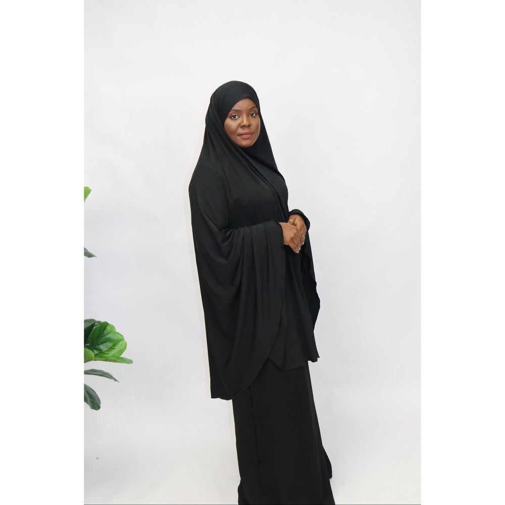 Sleeve less jilbab- Black - Somah and Mikhail