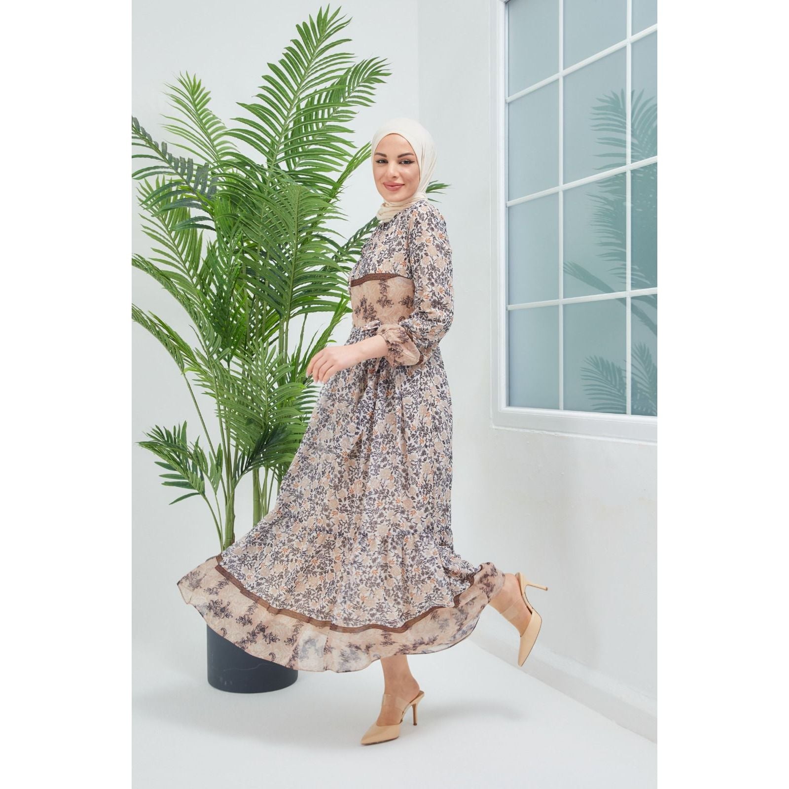 Fatime chiffon dress - Somah and Mikhail