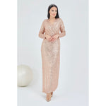 Classy evening dress-Rose gold - Somah and Mikhail