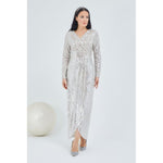 Classy evening dress-Silver - Somah and Mikhail