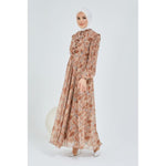 Pleated sleeves dress - Somah and Mikhail